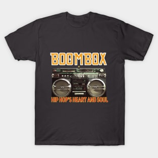 Boombox, Hip Hop's Heart and Soul T-Shirt